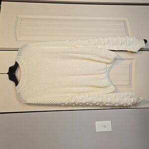 Dressy cream sweater